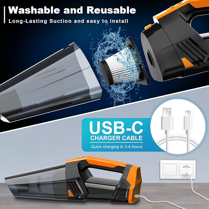 Handheld Vacuum Cordless Car Vacuum Portable - Image 4
