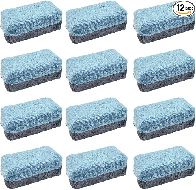 12PCS Ceramic Coating Applicator Sponge, 4.13'' x 1.84'' Microfiber Car by Unknown