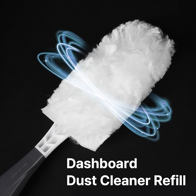 KMMOTORS 2-in-1 Full Circle Car Duster – Soft Microfiber Duster - Image 3