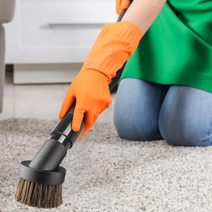 Vacuum Brush Attachments, 1.25” Round Dust Brush - Image 5