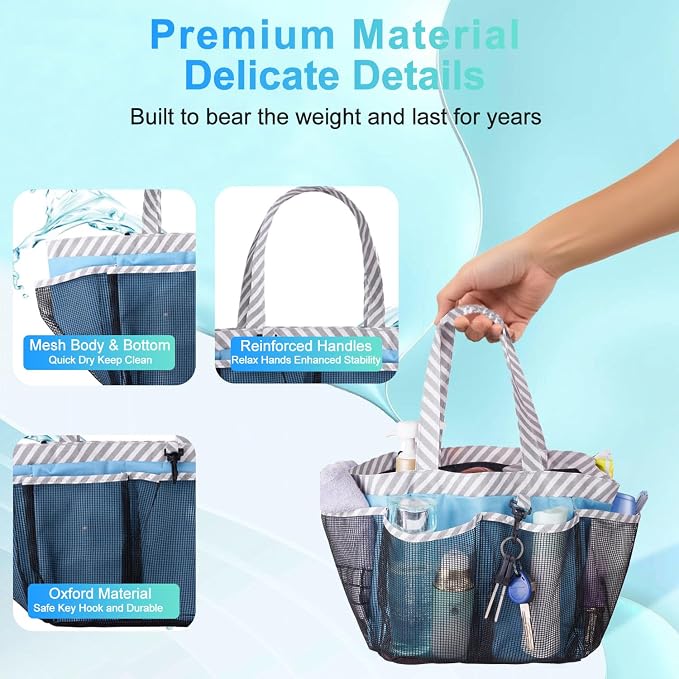 Haundry Mesh Shower Caddy Portable - Image 3
