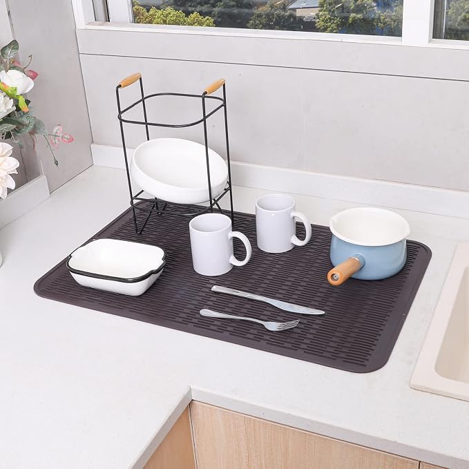 Silicone Dish Drying Mat for Multiple Usage, Easy clean, Eco-friendly, - Image 5