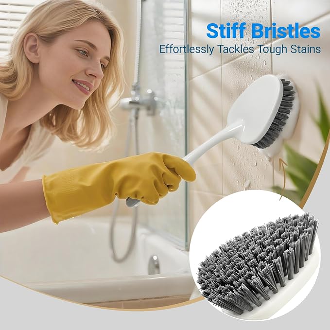 2 Pack Heavy Duty Scrub Brush Set - Image 6