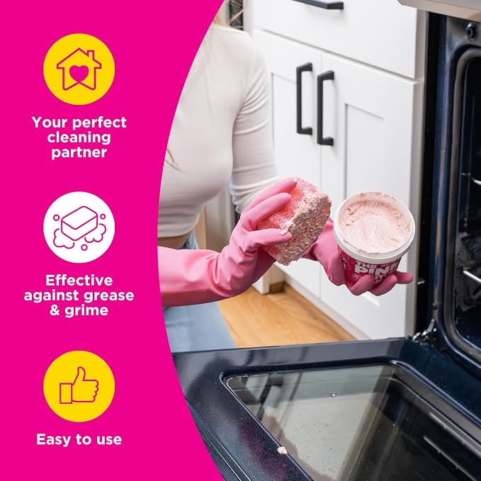Stardrops – The Pink Stuff – SQeeZY Miracle Scrubber Sponge, Scratch Free - Image 2