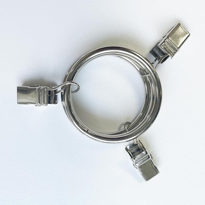 100 Pack Metal Curtain Rings - Image 8