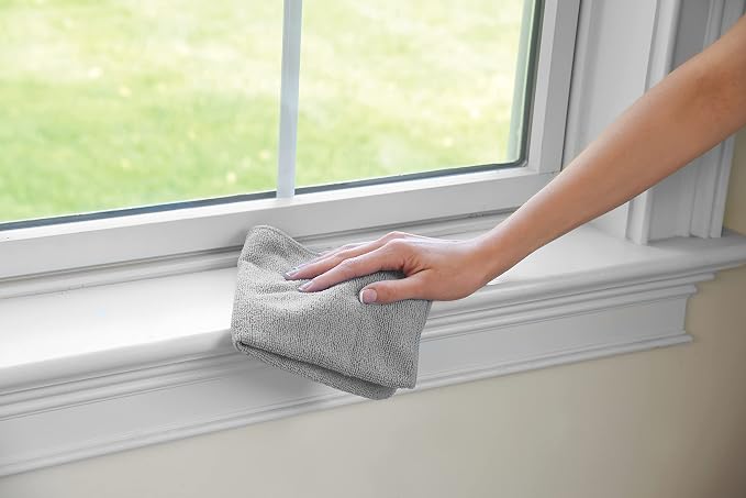 Rubbermaid Microfiber Cloth Towels 14"x14" Non-Scratch Reusable/Washable - Image 8