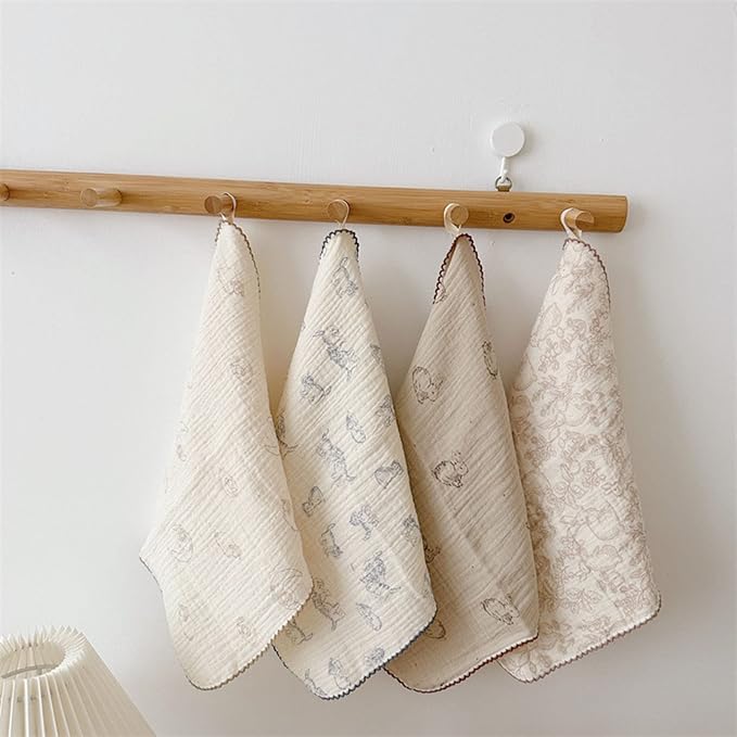 BuLuTu 100% Cotton Muslin Kitchen Towels by BuLuTu