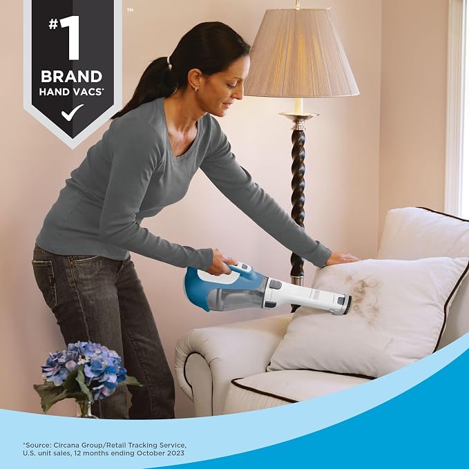 BLACK+DECKER dustbuster AdvancedClean Handheld Vacuum Cordless, Compact Home - Image 4