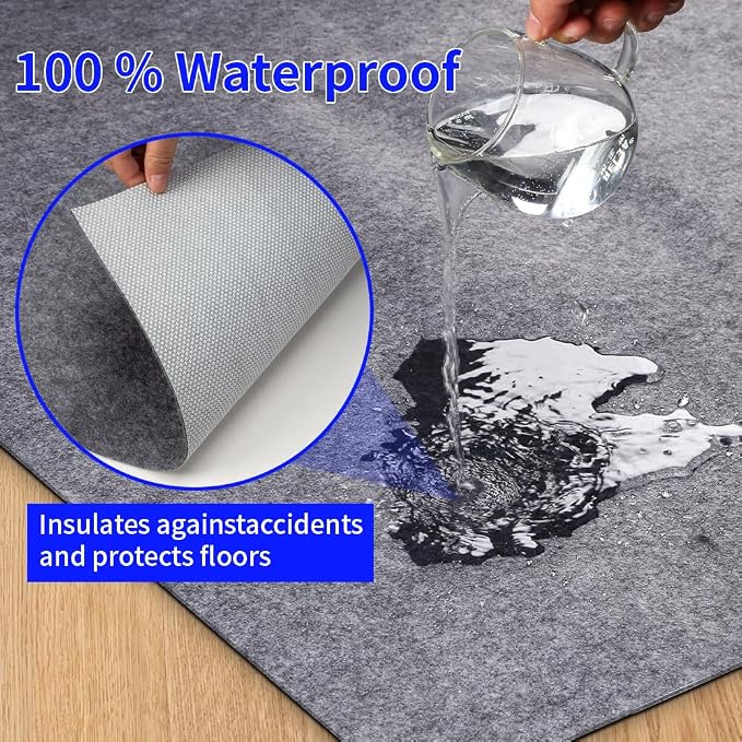 Waterproof Non-Slip 1/4” Extra Thick 8x10 ft Rug Pad - Image 6