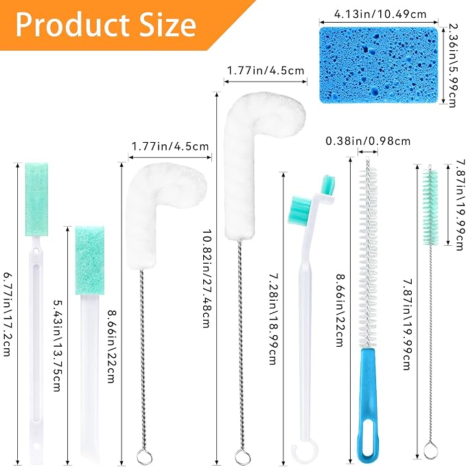 Ice Machine Cleaner Brush Sets, Small Cleaning Brush Tight Spaces - Image 6