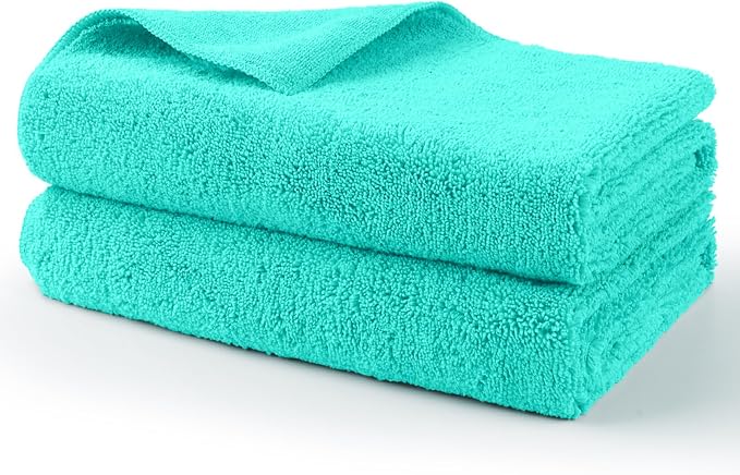 HOMEXCEL Professional Large Microfiber Car Drying Towels 2 Pack, Lint Free by HOMEXCEL