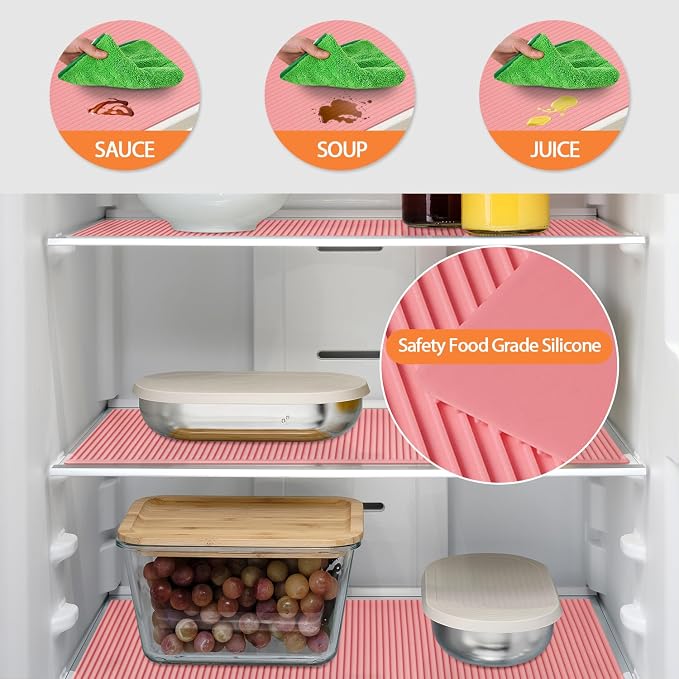 GOYLSER Silicone Refrigerator Liners Fridge Liner and Mat Recyclable, Protect - Image 4