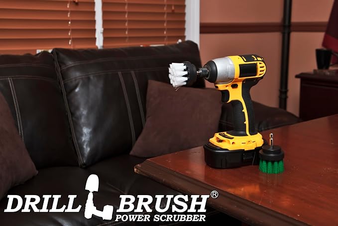 Drill Brush - Grout Cleaner - 2-inch Diameter Round Spin Brush Set - Kitchen - Image 6