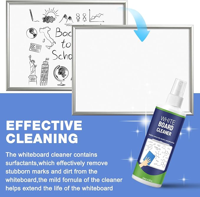16 Pack Whiteboard Cleaner Spray 8.5oz Dry Erase Board Cleaner - Image 4