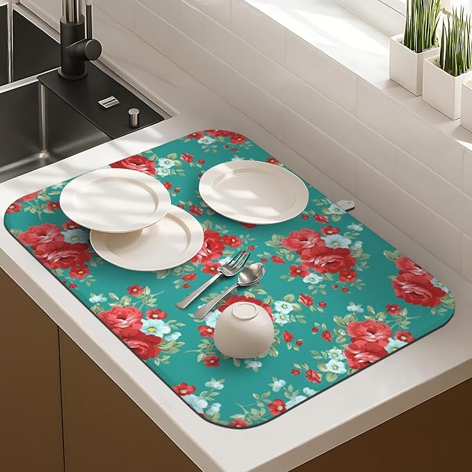 Dish Drying Mat Drainer Pads - Image 3
