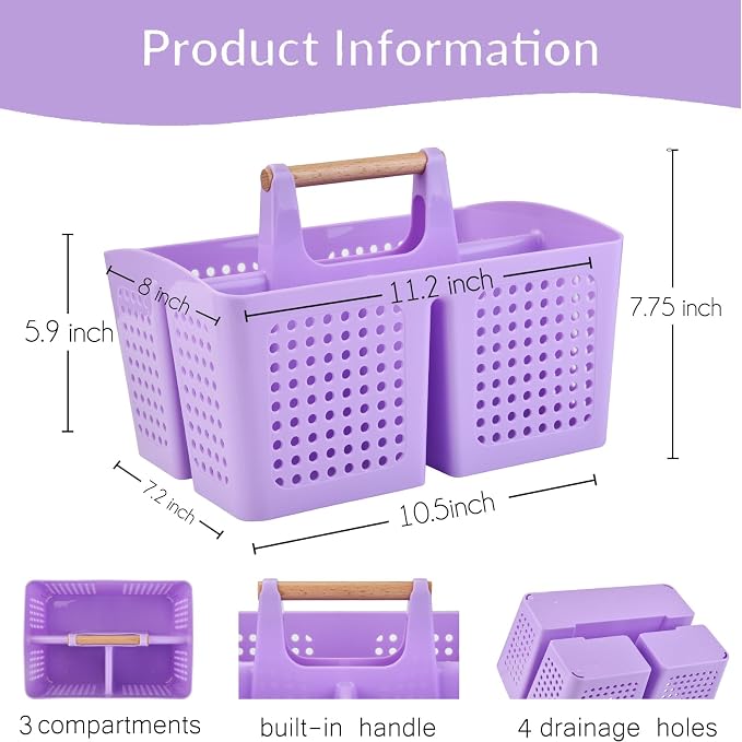 Portable Shower Caddy Basket - Image 2