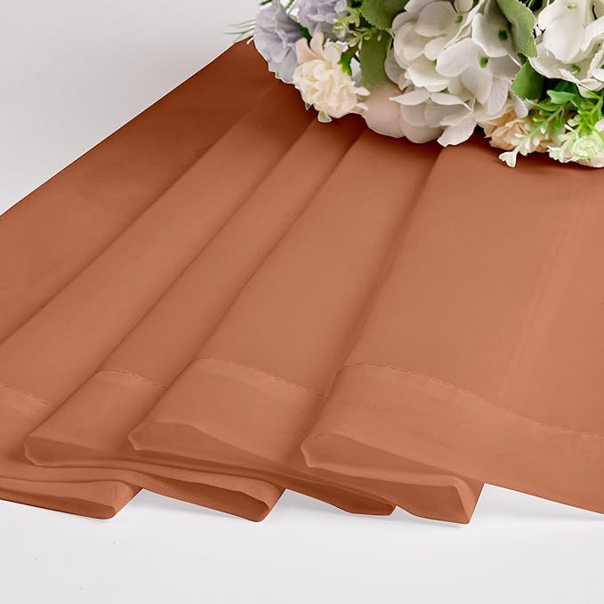 Chyhomenyc Sheer Valances for Windows 2 Pack, Small Window Curtains for Living - Image 6