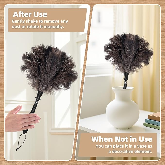 Extendable Ostrich Feather Duster - Image 6