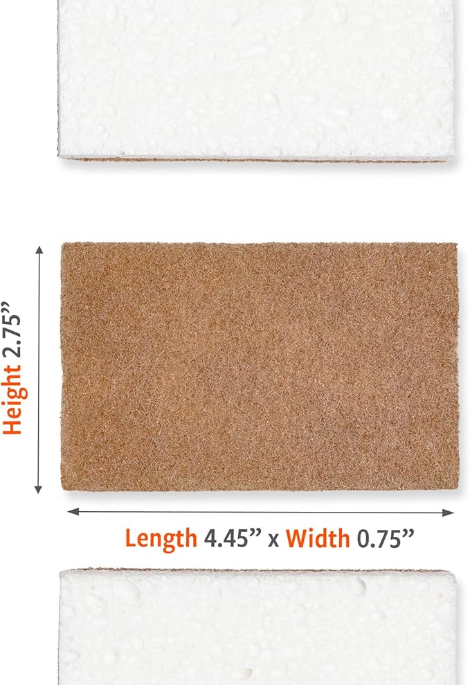 Full Circle Walnut Scrubber Sponges, Plant-Based & Recycled Kitchen Sponges - Image 7