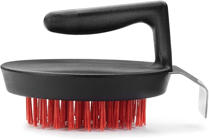 Outset 76621 Himalayan Salt Block, Pizza Stone and Cast Iron Pan Nylon Cleaning by Outset