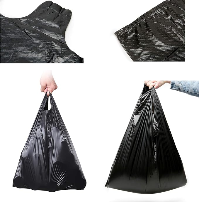 YYaaloa 100 pcs Black Trash Bags - Image 3
