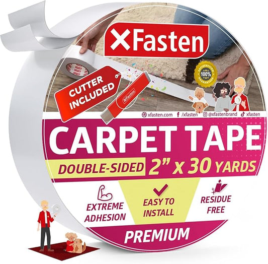 XFasten Double Sided Carpet Tape by XFasten
