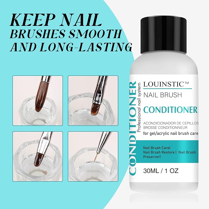 LOUINSTIC Nail Brush Cleaner and Conditioner - Image 6