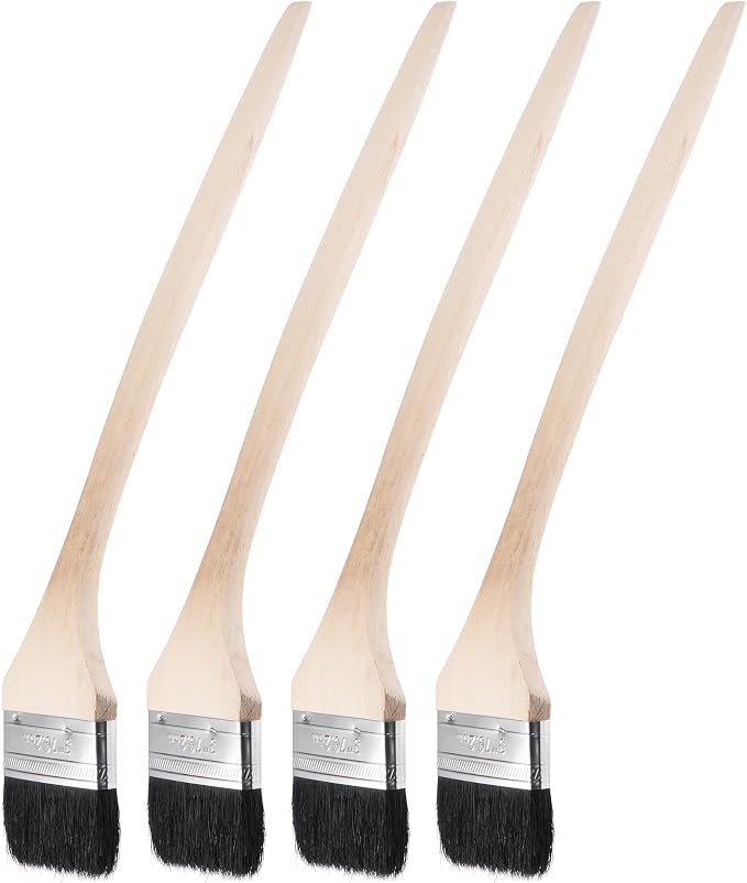 uxcell Bent Radiator Paint Brush 17" Length 3" Width Bristle by uxcell