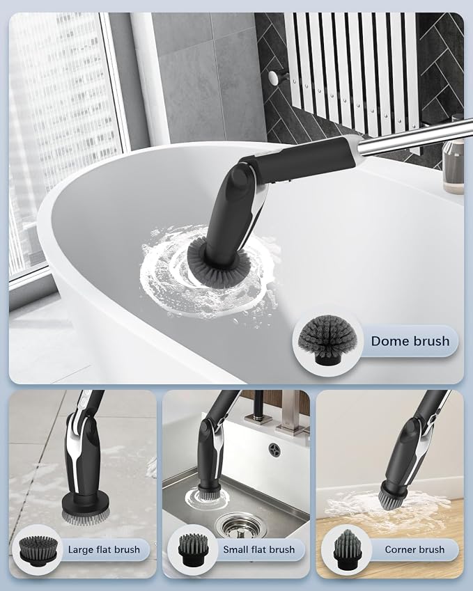 Leebein Electric Spin Scrubber, Shower Scrubber - Image 5