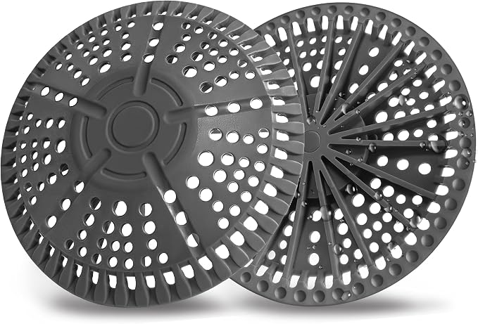 Shower Drain Hair Catcher, 2 Pack 5.5in Shower Hair Catcher Large Premium by AWzzz