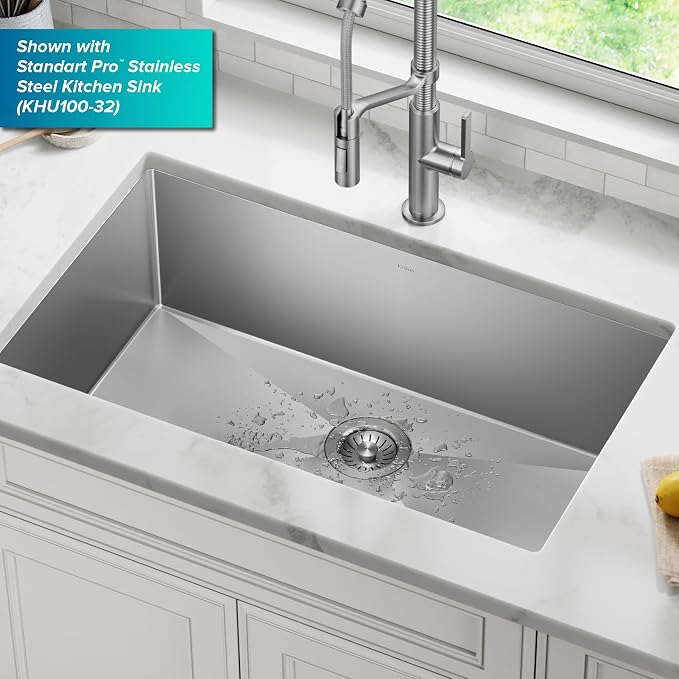 KRAUS WasteGuard Kitchen Sink Strainer/Stopper - Image 7