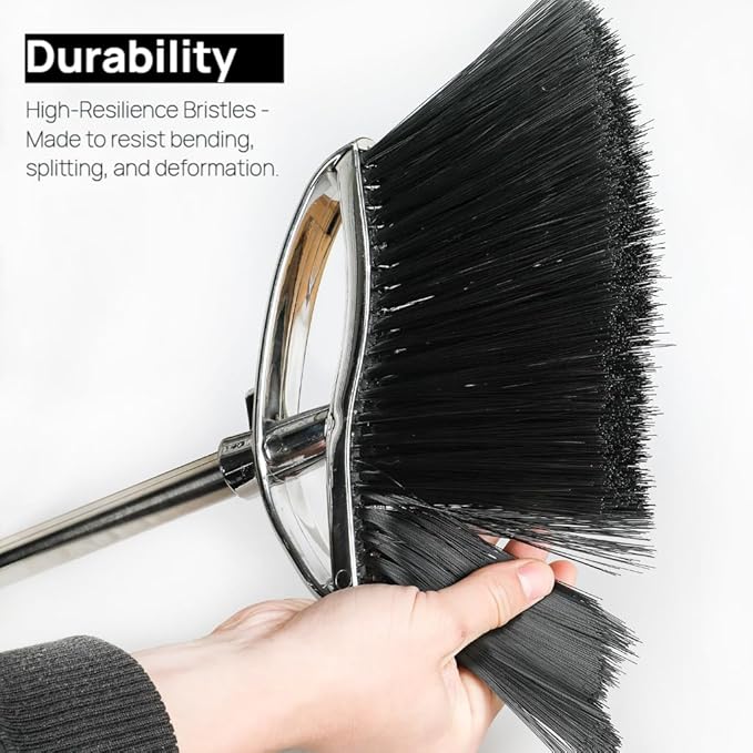 Indoor Soft Bristles Sweeping Broom, Long Handle Kitchen Angle Broom - Image 4