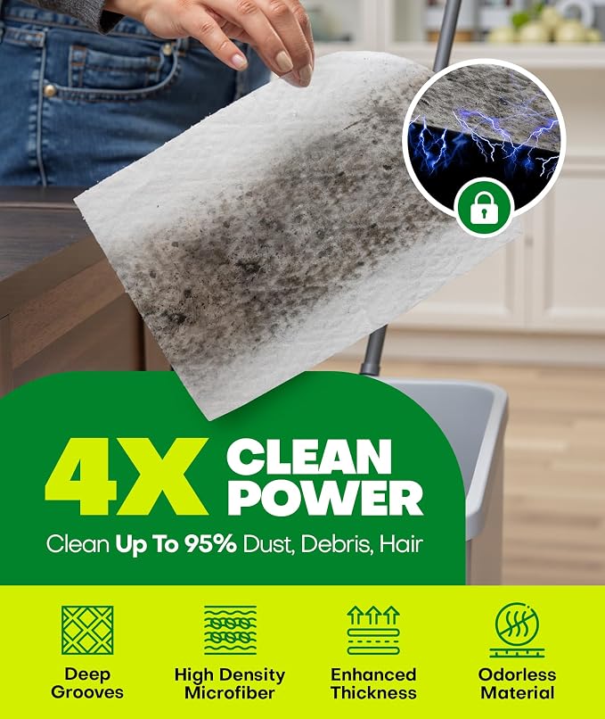 60 Count Dry Sweeping Cloths Refills - Image 2