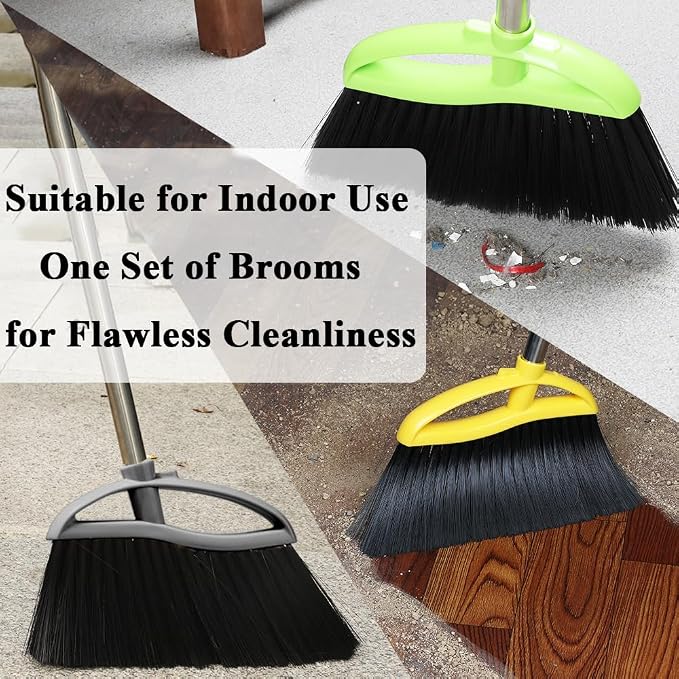 3 Pack Soft Bristle Angle Broom - Image 3