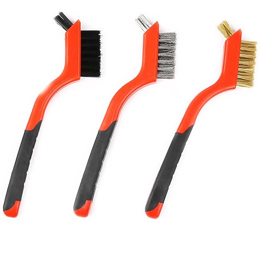 Small Wire Brushes Set for Cleaning Rust Removal in Holes by XDMTWLKJ