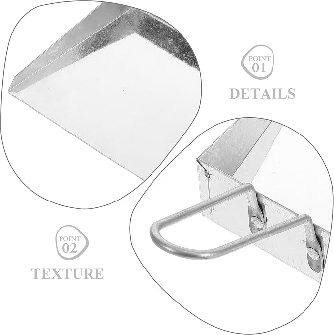 Uonlytech Mini Stainless Steel Handheld Dustpan - Image 3