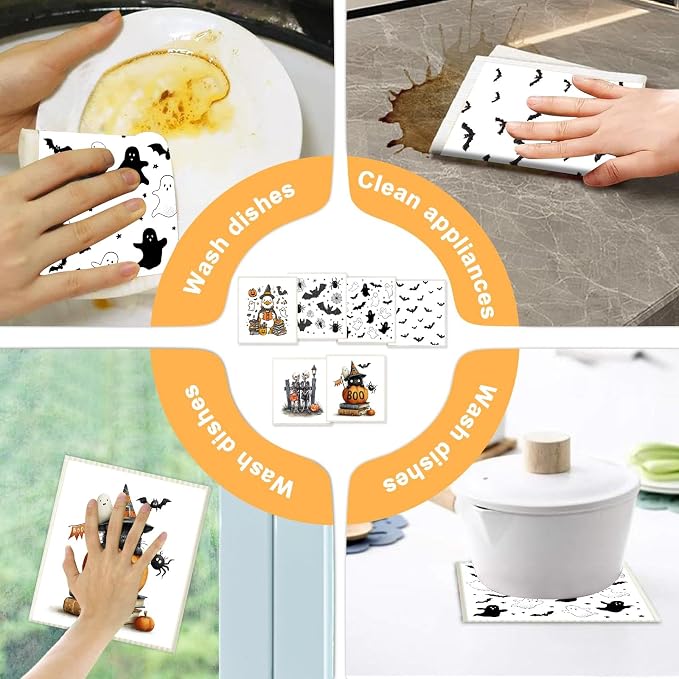6 Pack Swedish Dishcloths for Kitchen - Image 8