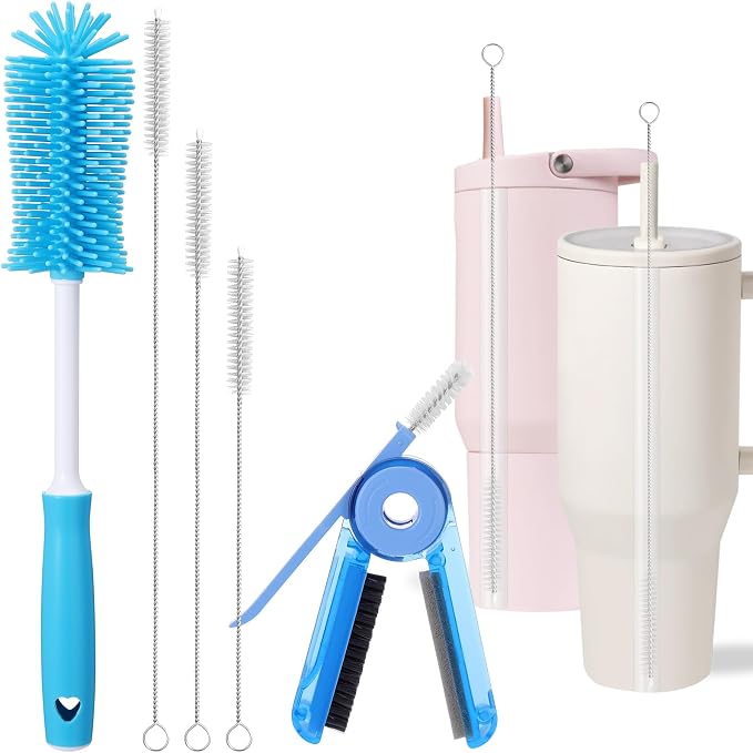 XANGNIER 5 Pcs Water Bottle Cleaner Brush Set by XANGNIER
