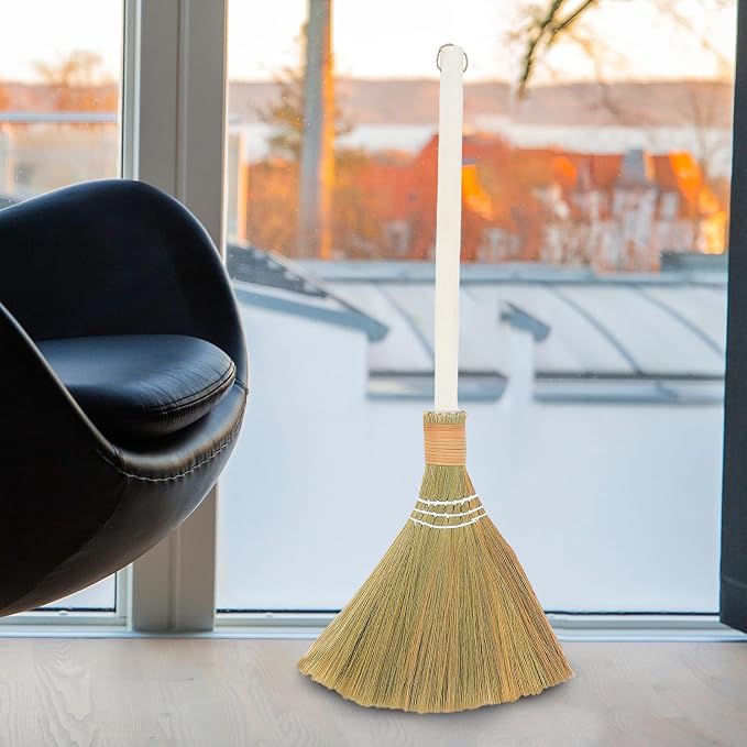 2pcs Handwoven Soft Bristle Indoor Brooms - Image 7