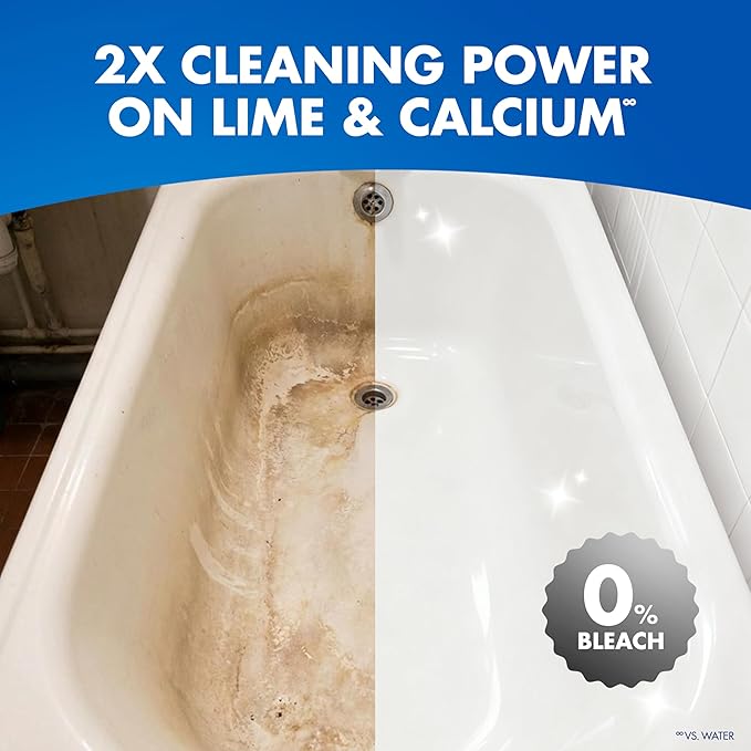 Lysol Power Limescale Remover Bathroom Cleaner Spray, Hard Water Stain Remover - Image 3