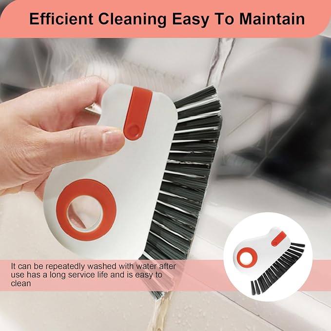 2 Pcs 2 in 1 Window Track Cleaner, Groove Cleaner Brush, Effective Window Sill - Image 4