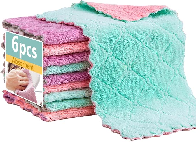 Microfiber Cleaning Cloths by PRINKROOMY
