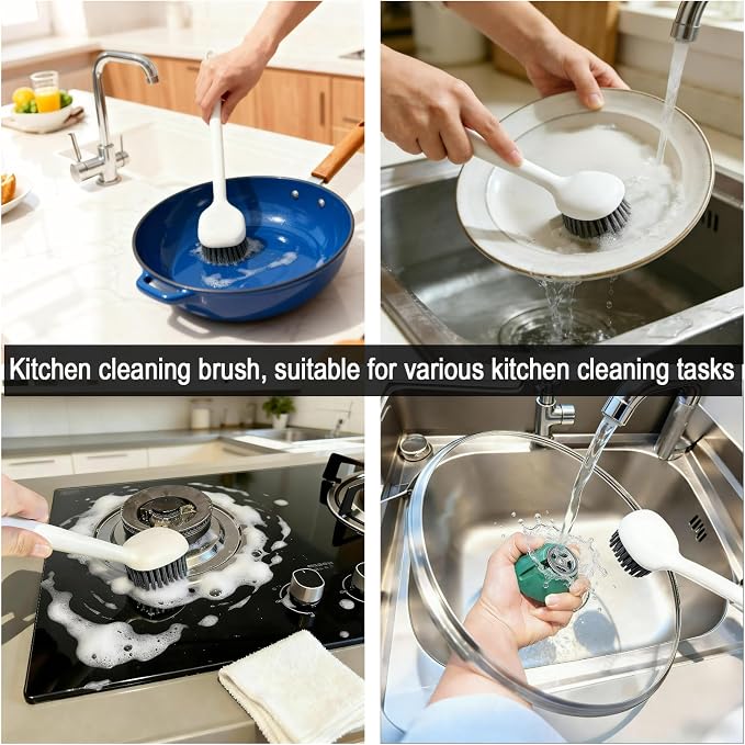 2-Piece Set Handheld Dish Brush - Image 4