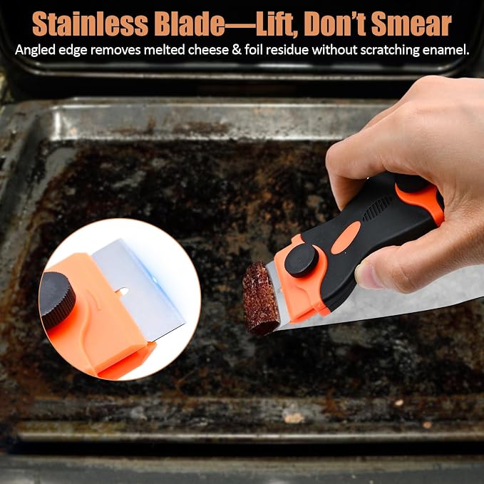 Heavy Duty Oven Cleaner Brush Set, Oven Cleaning Kits, Oven Cleaning Tools - Image 3