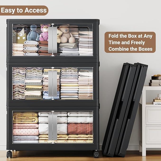 BROVIEW 160QT Stackable Storage Bins - Image 6