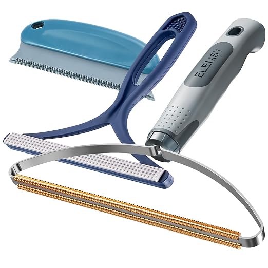 Pet Hair Removal Tools, Dog Cat Hair Remover Pro, Lint Shaver Cleaner, Fur by Elemsy
