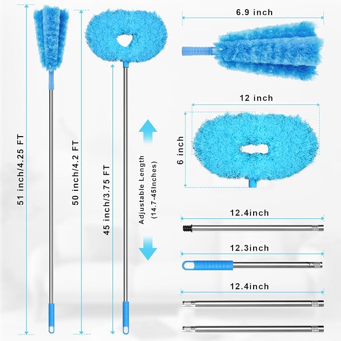 Eunice 13-49.7 Inches Ceiling Fan Duster - Image 7
