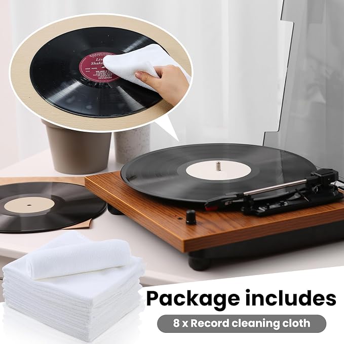 Honeydak 8 Pack Microfiber Record Cleaning Cloth, TV Screen, Musical Instrument - Image 3