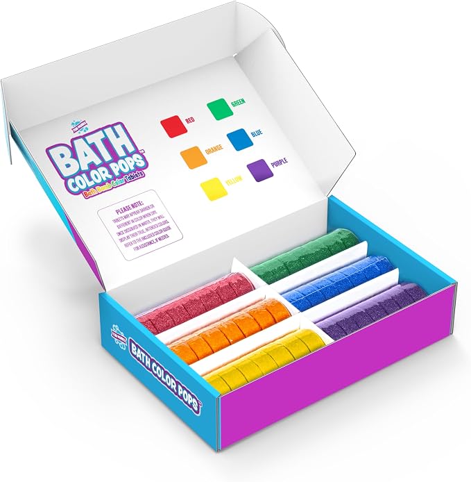 Tub Works® Bath Color Pops™ Moisturizing Kids Bath Bombs, Vibrant Water Color - Image 9