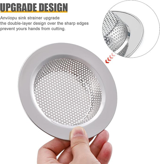 2pcs Kitchen Sink Strainer Stainless Steel, Kitchen Sink Drain Strainer - Image 2